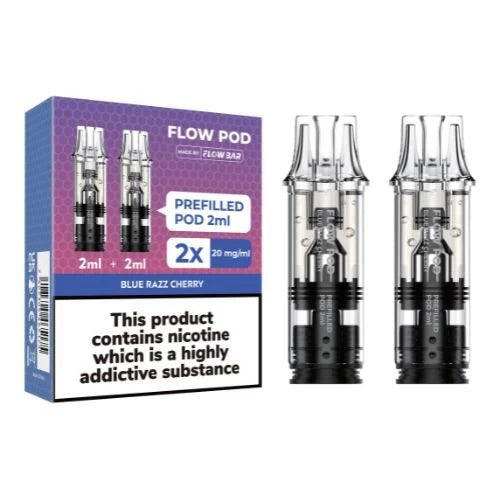 Flow Pod 2ml Prefilled Pods - Blue Razz Cherry - Pack of 2
