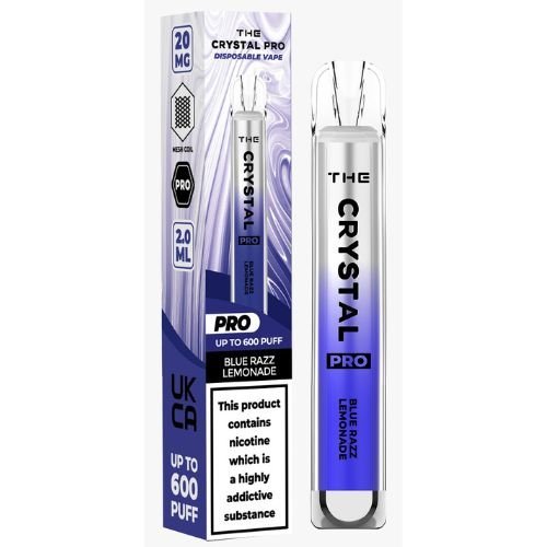 The Crystal Pro - Disposable Vape 20mg - Blue Razz Lemonade