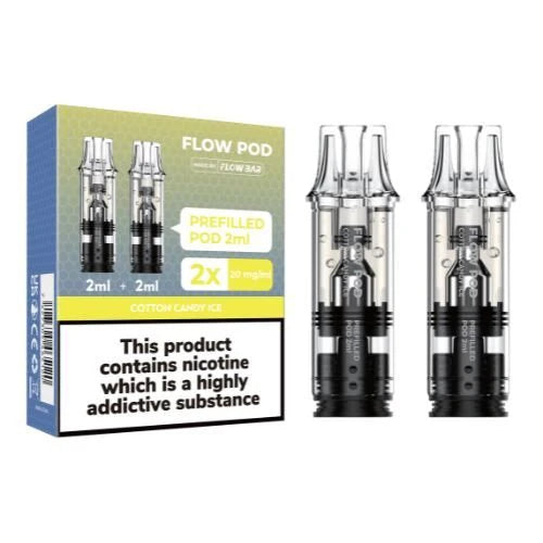 Cápsulas precargadas Flowpod de 2 ml (paquete de 2) - Algodón de azúcar helado