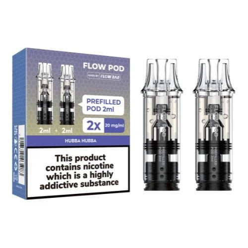 Cápsulas precargadas Flowpod de 2 ml (paquete de 2) - Hubba Hubba